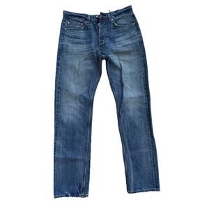 rag & bone Mens Blythe Button Fly Fit 4 Denim Jeans 30 x 32 Straight Leg